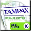 Tampons Super ORGANIC Tampax Tampax Organic Super (16 uds) (16 Unités)