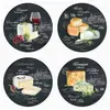 Easy Life COFFRET 4 ASSIETTES A FROMAGE WORLD OF CHEESE - JD DIFFUSION