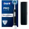Oral B Pro Series 1 Black brosse à dents électrique avec étui 1 pcs
