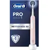 Brosse à dents électrique ORAL-B Pro 1 Rose Cross Action