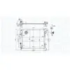 Radiateur, refroidissement moteur MAGNETI MARELLI 350213163200
