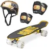 Mondo Toys - Skateboard Ignite Combo Pack Chroma Gold   Roues polyuréthane - Skate + Casque et Protections - Dimensions 55 x 15 - Couleur dorée - 25568, Taille Unique