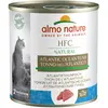 5x280g Natural thon de l'Atlantique Almo Nature Classic - Pâtée pour chat + 1 boîte offerte !