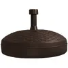 Basic Base Parapluie Résine Simil Ratan Ø45x15 Cm. 20 Litres Anthracite