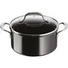 Faitout Lagostina Désideria Céramique 20 cm + couvercle Noir