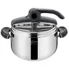 Autocuiseur 5L Lagostina Mia Lagoeasy Up Argent et Noir