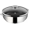 Sauteuse sans manche avec couvercle SALVASPAZIO+ en inox Ø28 cm Lagostina