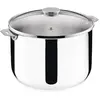 Marmite inox 24cm + couvercle en verre Lagostina 012138020524