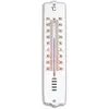 Thermomètre en plastique ABS - METALTEX - 20.5 cm - blanc