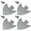 METALTEX - SOREPRO Pendeloques nappe inox - Lot de 4