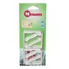Set de 4 pinces pour nappes luxe - Metaltex - Blanc - Plastique
