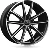 Jante Alu Gmp Titan 9.5x22 5x130 Et60 Noir Face Polie