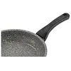 Barazzoni Monolitica Poêle en Aluminium de 32 cm, Effet Pierre, Gris
