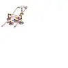 Quercetti Chemin de la balle Rollercoaster Minirail 150 pcs