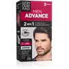 Crème Colorante Llongueras Men Advance 02 - Noir Semi-permanent (4 pcs)