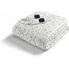Imetec Surmatelas Chauffant - - 2 Places Adapto, 150x160 cm - 6 Températures Chauffage Rapide - 100% Coton - Température Constante