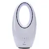 LE SITE DE LA PIECE Ventilateur design blanc 58cm avec leds avec telecommande Mbg AR5BL1B