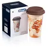 Delonghi Hot Coffee Travel Mug isotherme en céramique Motif Adventure