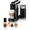 Nespresso Delonghi CitiZ Platinum & Milk EN330.M, Machine à café, Capsule de café, pression 19 bars, mousse de lait chaud et froid avec Aeroccino3 Inclus, 1260 W, Noir