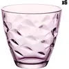 Bormioli - 6 Verres Flora transparents - 25 cl OS