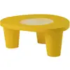 SLIDE table basse LOW LITA TABLE (Jaune - Polyéthylène / verre)