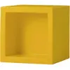 SLIDE élément modulaire OPEN CUBE 73 cm (Jaune - Polyéthylène)