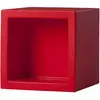 SLIDE élément modulaire OPEN CUBE 43 cm (Rouge - Polyéthylène)