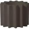 SLIDE vase GEAR POT (Chocolat / Gris - Polyéthylène)