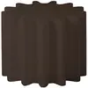 SLIDE table basse / tabouret GEAR (Chocolat / Gris - Polyéthylène)