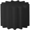 SLIDE table basse / tabouret GEAR (Noir - Polyéthylène)