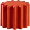 SLIDE table basse / tabouret GEAR (Rouge - Polyéthylène)