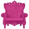 Slide - Fauteuil Trône Design Moderne Queen Of Love Couleur: Fucsia