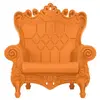 Fauteuil Trône Design Moderne Slide Queen Of Love Couleur: Orange