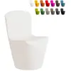 SLIDE set de 2 chaises ZOE (Blanc - Polyéthylène)