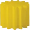 SLIDE table basse / tabouret GEAR (Jaune - Polyéthylène)