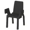 Slide Chaise Doublix (Noir - Polyéthylène)