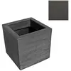 Slide Vase Quadra 55 Cm (Gris Éléphant - Polyéthylène)