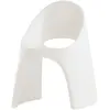 SLIDE set de 2 chaises AMELIE (Blanc - Polyéthylène)