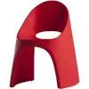 SLIDE set de 2 chaises AMELIE (Rouge - Polyéthylène)