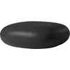 SLIDE pouf CHUBBY LOW (Noir - Polyéthylène)