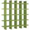 SLIDE bibliothèque MY BOOK 5x5 (Citron vert - Polyéthylène)