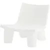 Slide Fauteuil Low Lita (Blanc Lait - Polyéthylène)