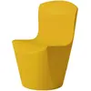 SLIDE set de 2 chaises ZOE (Jaune - Polyéthylène)