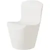 SLIDE set de 2 chaises ZOE (Blanc laqué - Polyéthylène)