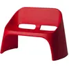 SLIDE canapé AMELIE DUETTO (Rouge laqué - Polyéthylène)