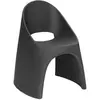 SLIDE set de 2 chaises AMELIE (Noir laqué - Polyéthylène)