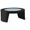 SLIDE table basse TAO (Noir brillant - Polyéthylène)