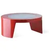 SLIDE table basse TAO (Rouge brillant - Polyéthylène)