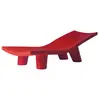 SLIDE chaise longue pour extérieur LOW LITA LOUNGE (Rouge - Polyéthylè...