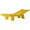 SLIDE chaise longue pour extérieur LOW LITA LOUNGE (Jaune - Polyéthylè...